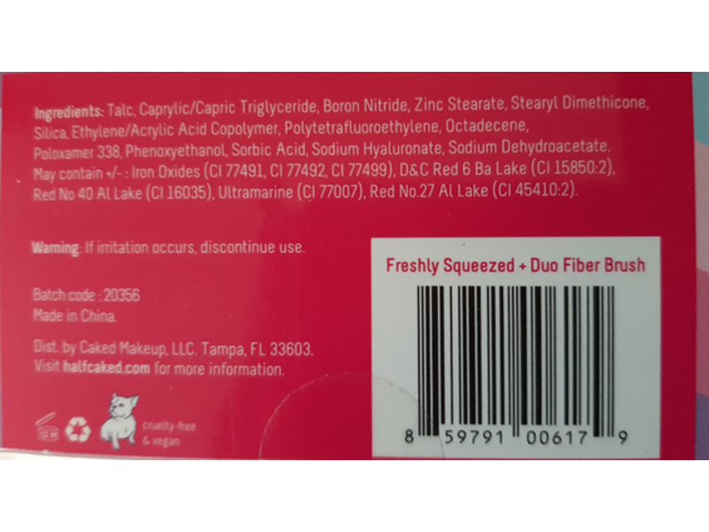 Half Caked Bloom Powder Blush, Freshly Squeezed, 0.13 oz/3.8g