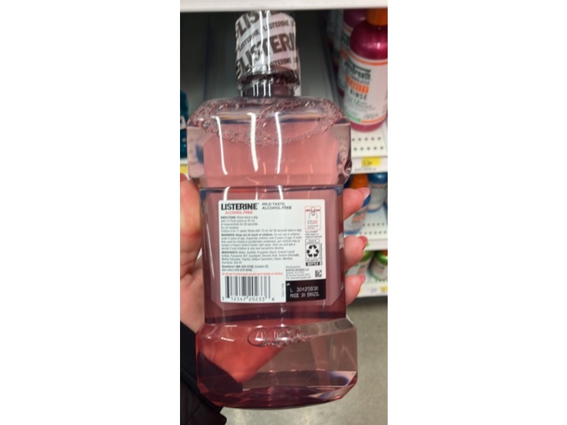 Listerine Mouthwash, Watermelon Mint, 500 mL