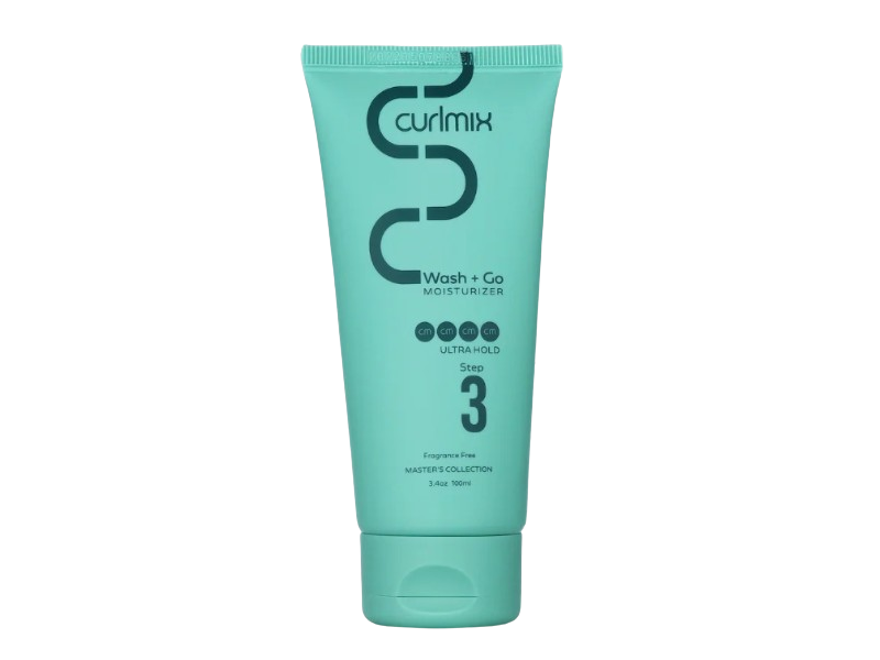 Curlmix Wash & Go Moisturizer, Ultra Hold Step 3, Fragrance Free, 3.4 oz/100 mL