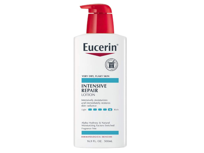 Eucerin Intensive Repair Very Dry Skin Lotion, 16.9 oz / 500 mL