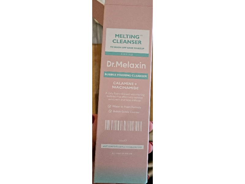 Dr.Melaxin Melting Bubble Foaming Cleanser, Calamine + Niacinamide, 5.07 fl oz/150 mL