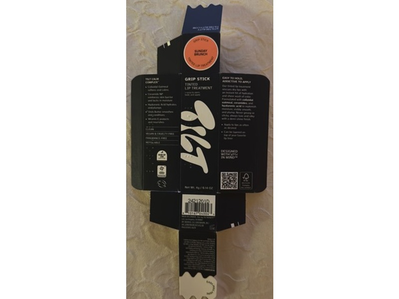 Tilt Grip Stick Tinted Lip Treatment, Sunday Brunch, 0.14 oz/4 g