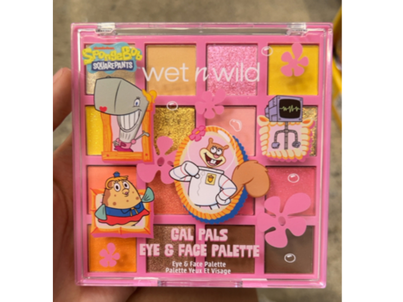 Wet n Wild Spongebob Gal Pals Eye & Face Palette, 0.53 oz/15 g