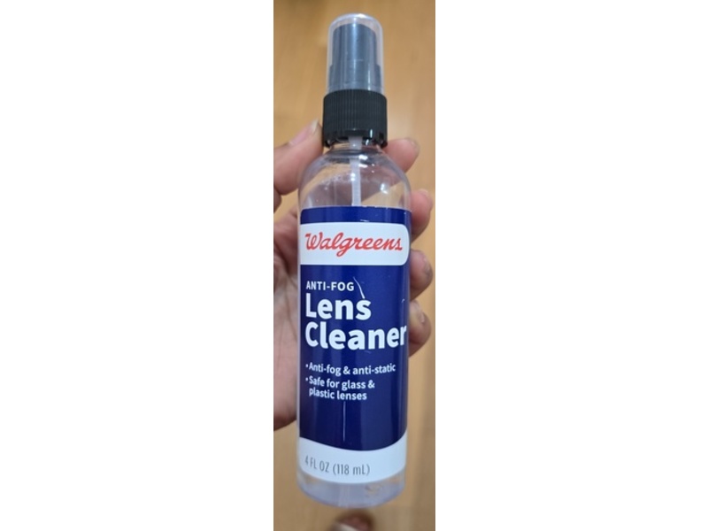 Walgreens Anti-Fog Lens Cleaner, 4 fl oz/118 mL