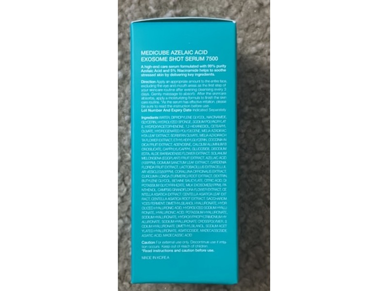 Medicube Azelaic Acid Exosome Shot 7500, 1.01 fl oz/30 mL