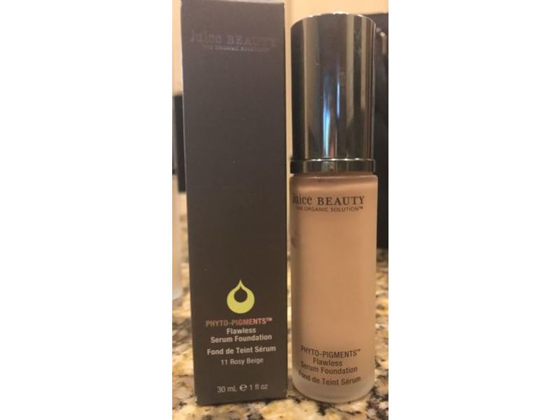 Juice Beauty Flawless Serum Foundation, Phyto - Pigments, 11 Rosy Beige, 1 fl oz/30 mL
