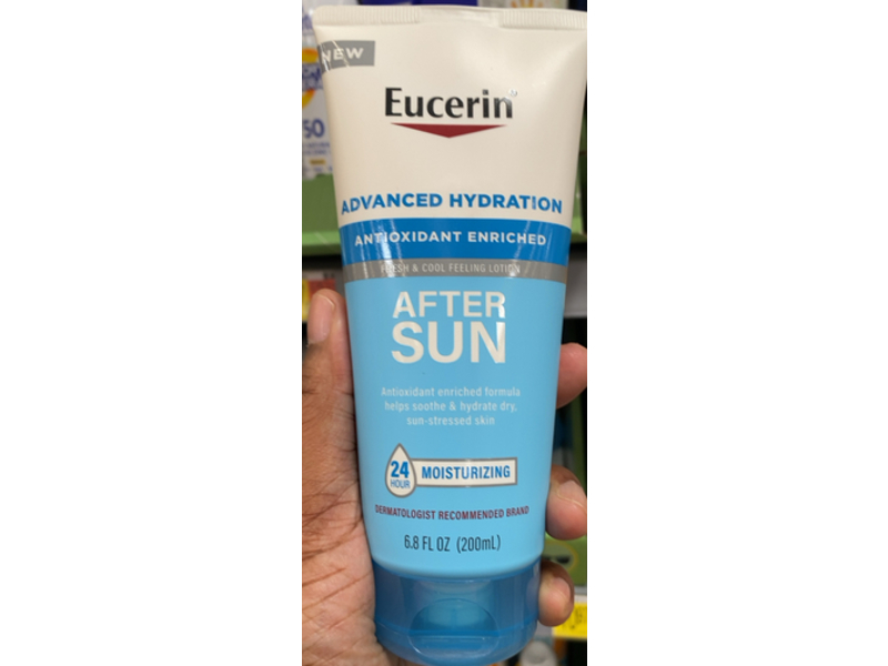 Eucerin Advanced Hydration After Sun Lotion, 6.8 fl oz/200 mL