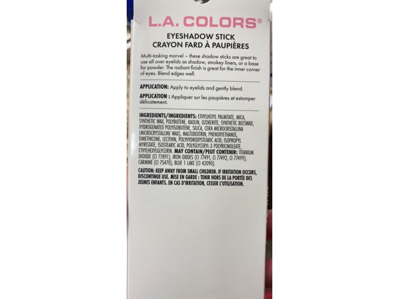 L.A. Colors Eyeshadow Stick, Fashionista, 0.07 oz/2 g