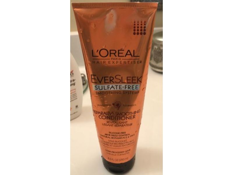 L'Oreal Paris Eversleek Intense Smoothing Conditioner, 8.5 fl oz/250 mL