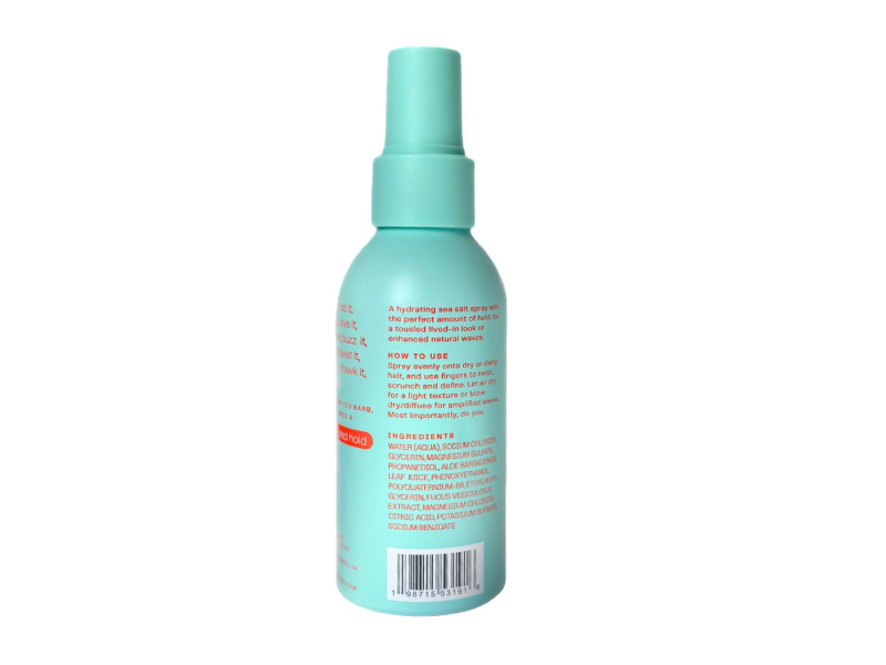 The Barb Shop Texturizing Sea Salt Spray, Fragrance Free, 4 fl oz/118.29 mL