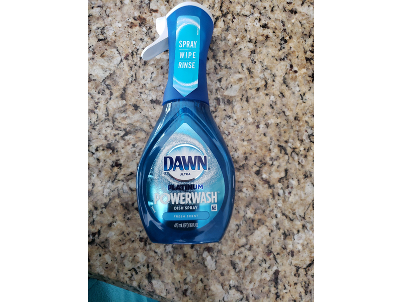 Dawn Ultra Platinum Powerwash Dish Spray, Fresh Scent, 16 fl oz | 473 mL