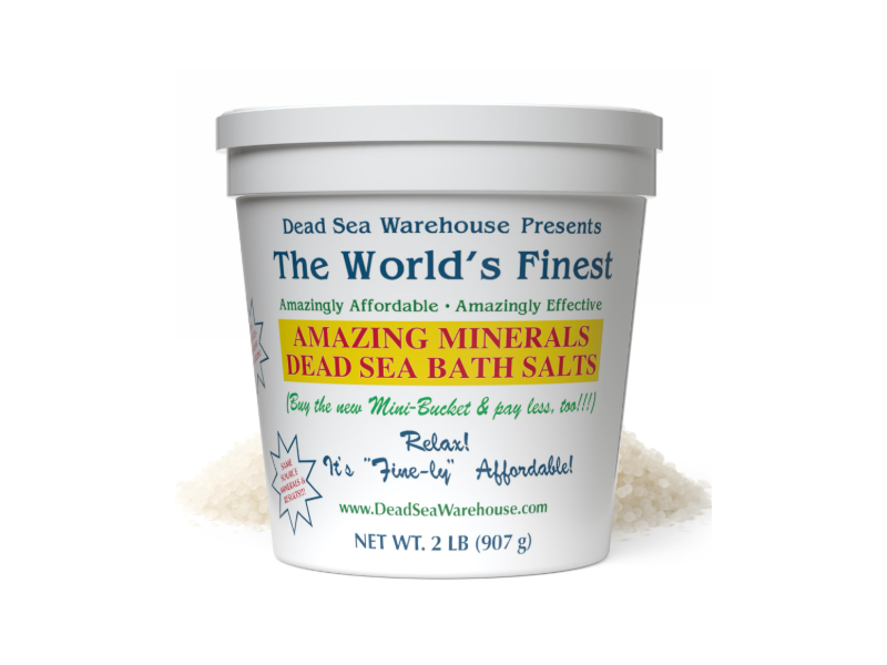 Dead Sea Warehouse Amazing Minerals Dead Sea Bath Salts, 907 g