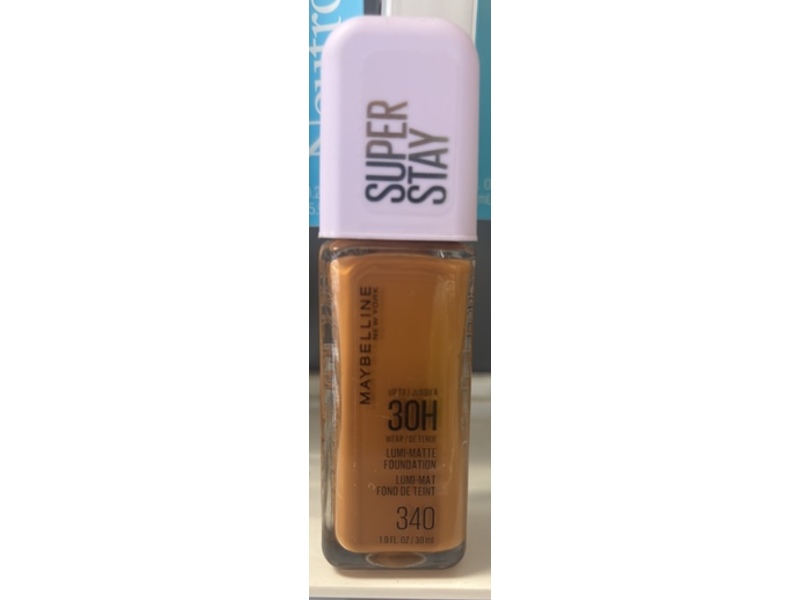 Maybelline New York Super Stay Lumi-Matte Foundation, 340 Warm, 1 fl oz/30 mL