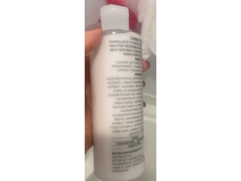 Better Not Younger Full Transparency Shine Revitalizing Conditioner, 8.4 fl oz/250 mL