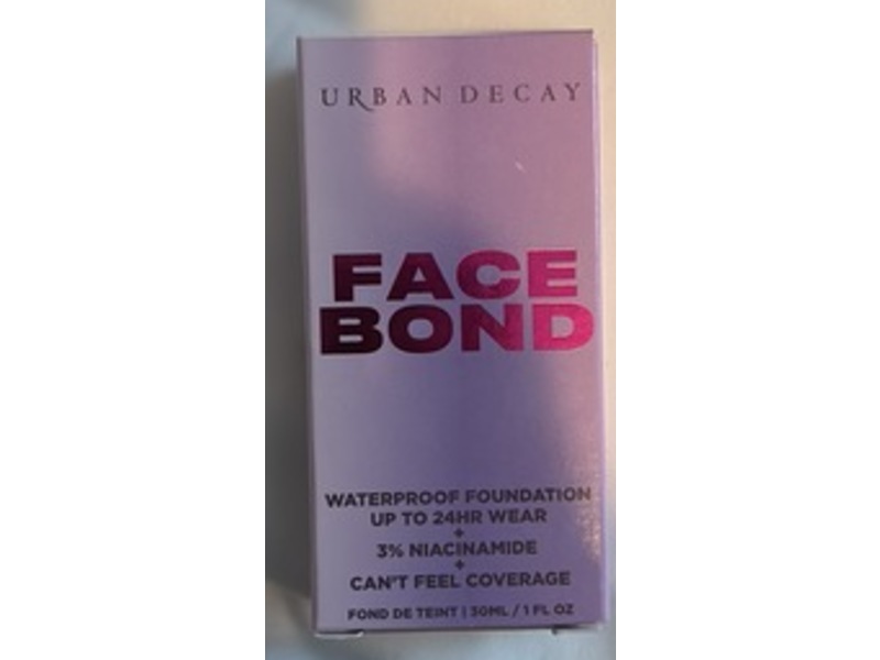 Urban Decay Face Bond Waterproof Foundation, 17 Medium Warm, 1 fl oz/30 mL