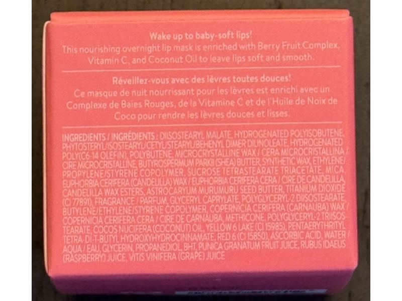 Laneige Lip Sleeping Mask, Berry, 0.10 oz/3 g