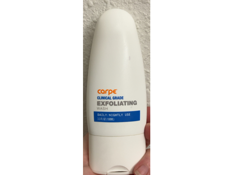 Carpe Clinical Grade Exfoliating Wash, 3.3 fl oz/100 mL