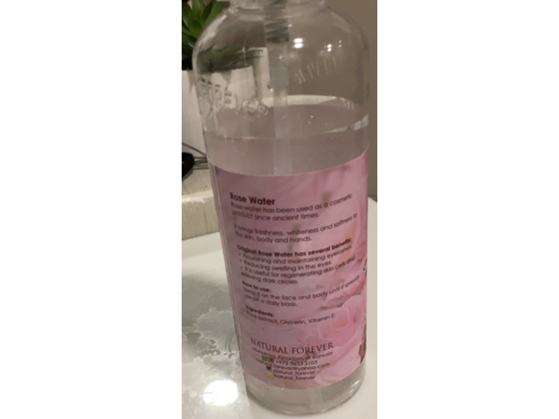 Natural Forever Original Rose Water, 160 mL