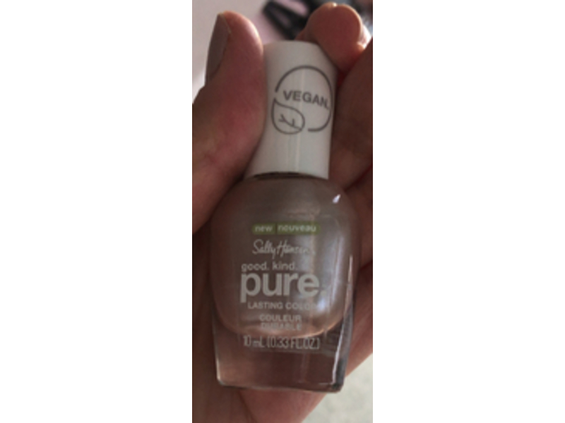 Sally Hansen Good Kind Pure Lasting Color, 115 Powder Room, 0.33 fl oz/10 mL