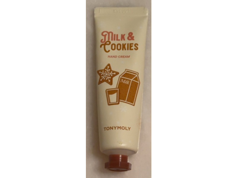 TonyMoly Hand Cream, Milk & Cookies, 1.01 fl oz/30 mL