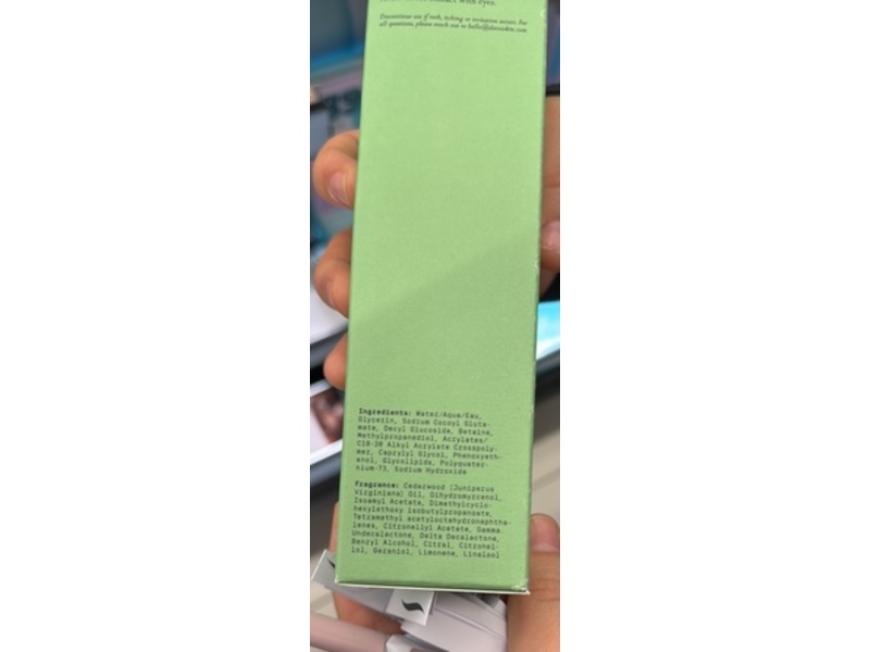 Dieux Baptism Gentle Foaming Facial Gel Cleanser, 6.76 oz/200 mL