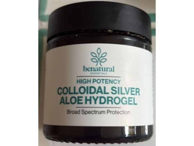 Benatural Essentials High Potency Colloidal Silver Aloe Hydrogel, 100 g