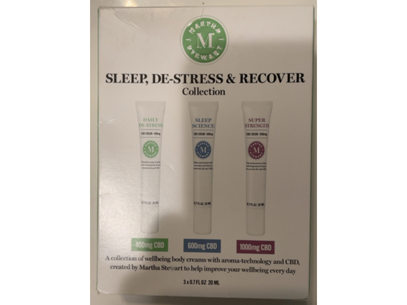 Martha Stewart Sleep De-Stress & Recover Set, 0.7 fl oz/20 mL