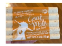 San Francisco Saltt Company Clean & Caprine Goat Milk Bar Soap, Honey Scent + Exfoliating Apricot Shell, 4 oz/113 g - thumbnail 2