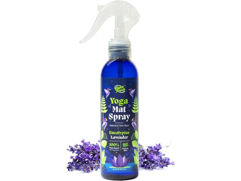 Vapor Fresh Yoga Mat Cleaning Spray, Eucalyptus Lavender, 6 fl oz/177 mL