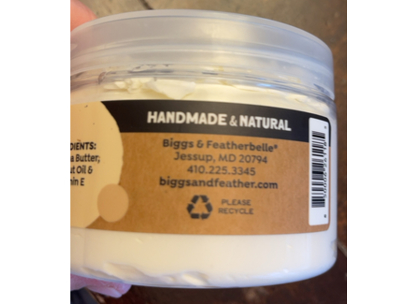 Biggs & Featherbelle Whipped Shea Butter, 4 oz.113 g