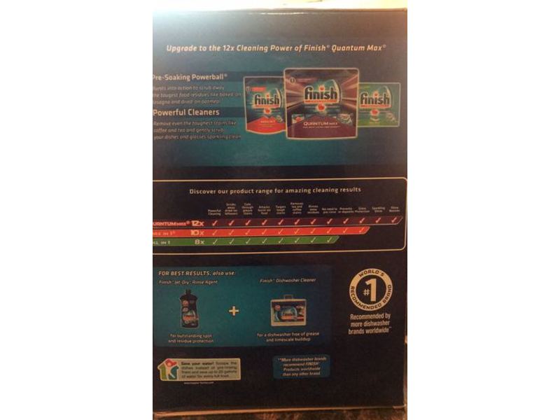 Finish Advanced Power Powder Dishwasher Detergent, Lemon Scent, 75 oz/2.1 kg