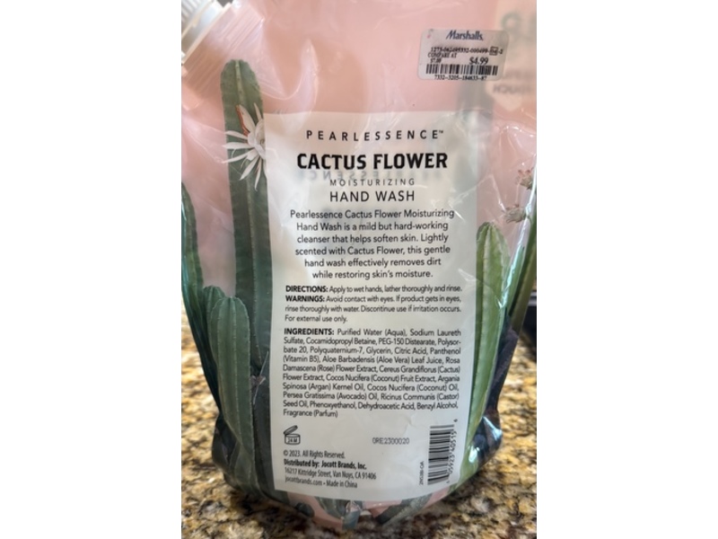 Pearlessence Moisturizing Hand Wash, Cactus Flower, 48 fl oz/1419 mL