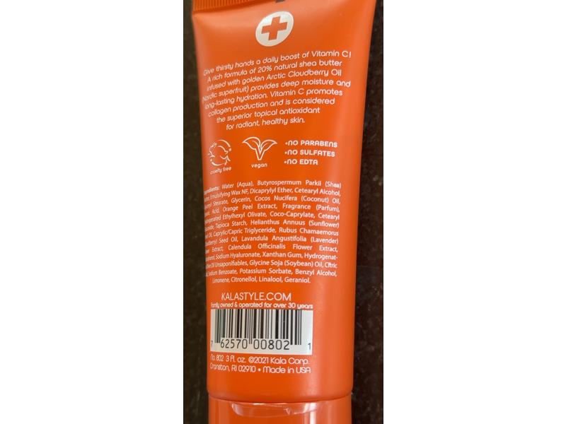 Nordic+Wellness Vitamin C Hand Cream, Arctic Cloudbery, 3 fl oz/ 88 mL