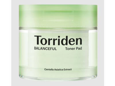 Torriden Balanceful Toner Pad, Centella Asiatica Extract, 6.08 fl oz/180 mL, 60 Count