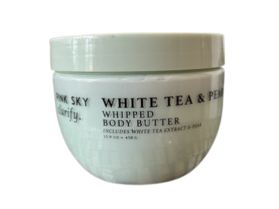 Pink Sky Clarify Whipped Body Butter, White Tea & Pear, 15.9 oz/450 g