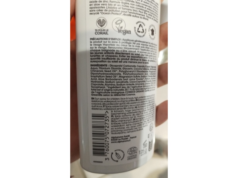 Alphanova Solaire Enfants Kids Sunscreen, 125 g