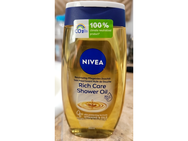 Nivea Rich Care Shower Oil, 200 mL
