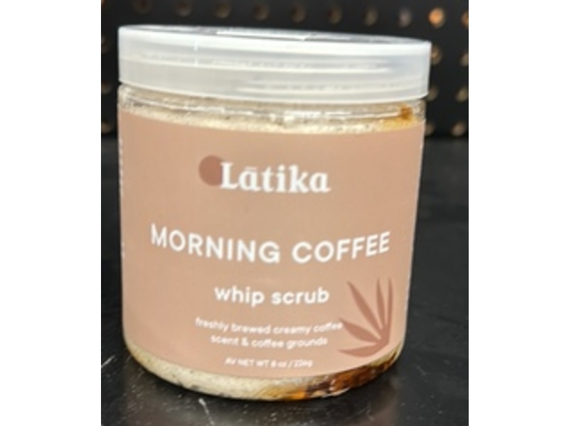Latika Whip Scrub, Morning Coffee, 8 oz/226 g