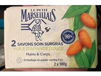 Le Petit Marseillais Soap, Sweet Almond, 100 g, 2 Count - Image 3