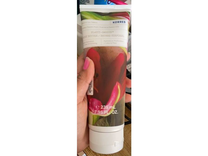 Korres Elasti Smooth Body Butter, Golden Passion Fruit, 7.95 fl oz/235 mL