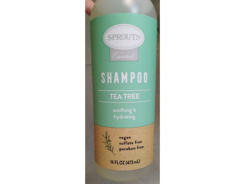 Sprouts Essentials Shampoo, Tea Tree, Soothing & Hydrating, 16 fl oz
