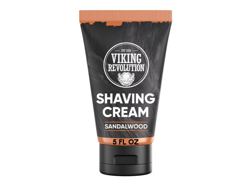 Viking Revolution Shaving Cream, Sandalwood, 5 fl oz/148 mL