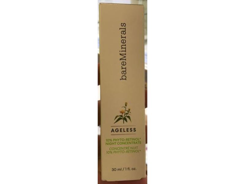 BareMinerals Ageless 10% Phyto-Retinol Night Concentrate, 1 fl oz/30 mL