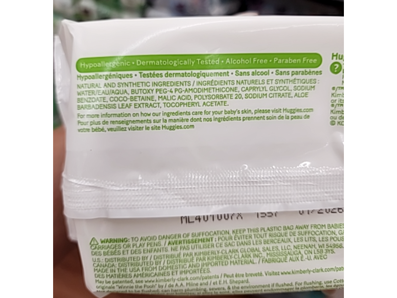 Huggies Natural Care Baby Wipes