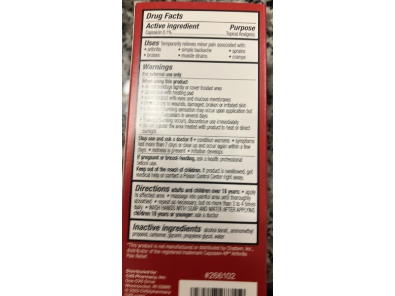 Cvs Health Deep Penetrating Capsaicin Roll On, 2.5 oz/71 g