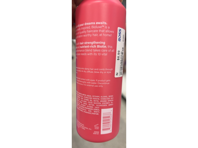 Bio Luxe 10 In 1 Perfecting Leave-In Conditioner, 8 fl oz/236 mL