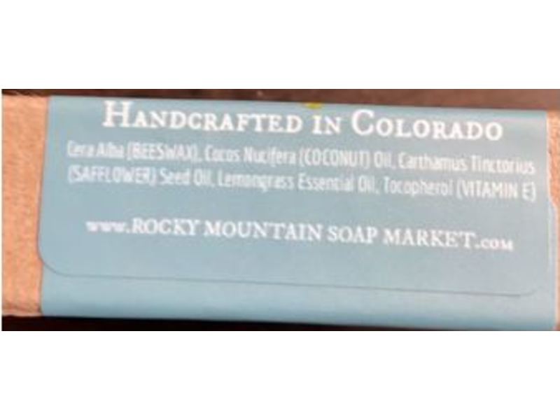 Rocky Mountain Soap Market Larkspur Lemongrass Lip Balm