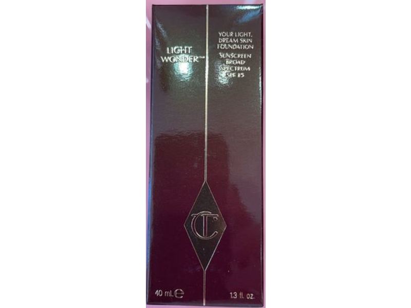 Charlotte Tilbury Light Wonder Foundation, 7 Medium, SPF 15, 1.3 fl oz/40 mL