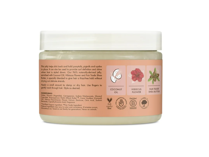 Sheamoisture Kids Styling Jelly, Coconut & Hibiscus, 12 oz/340 g