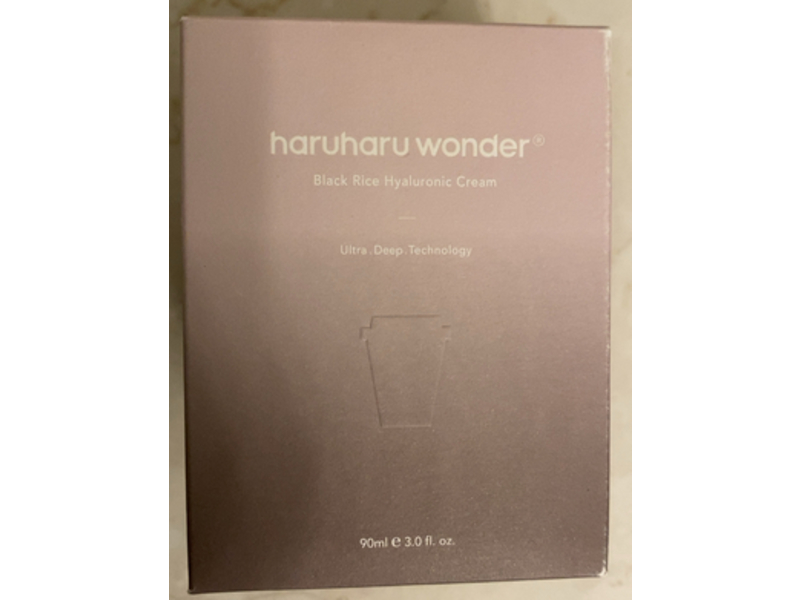 Haruharu Wonder Cream, Black Rice Hyaluronic, 3.2 fl oz / 90mL